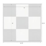 Marquee Dance Floors 12' x 12' Portable Dance Floor, Black with Gold Frame - Image 13