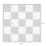 Marquee Dance Floors 20' x 20' Portable Dance Floor, Black with Silver Frame - Image 13