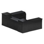 Grand Royale Bars Spritz Modular Bar System, Open-Rail, Black