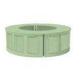 Grand Royale Bars Manhattan Modular Bar System, Framed-Panel, Sage Green