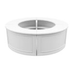 Grand Royale Bars Manhattan Modular Bar System, Open-Rail, White