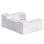 Grand Royale Bars Spritz Modular Bar System, Open-Rail, White