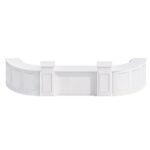Grand Royale Bars Mimosa Modular Bar System, Framed-Panel, White