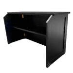 Grand Royale Bars Martini Modular Bar System, Framed-Panel, Black - Image 3