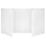 Grand Royale Bars 72" Folding Bar, White - Image 9