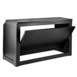 Grand Royale Bars 72" Folding Bar, Black, Flush Front