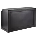 Grand Royale Bars 72" Folding Bar, Black, Flush Front - Image 3