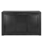 Grand Royale Bars 72" Folding Bar, Black, Flush Front - Image 6