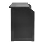 Grand Royale Bars 72" Folding Bar, Black, Flush Front - Image 7