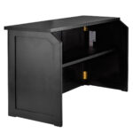 Grand Royale Bars 72" Folding Bar, Black, Flush Front - Image 8