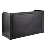 Grand Royale Bars 72" Folding Bar, Black, Flush Front - Image 9