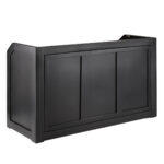 Grand Royale Bars 72" Folding Bar, Black, Flush Front - Image 10