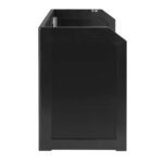 Grand Royale Bars 72" Folding Bar, Black, Flush Front - Image 12