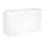 Grand Royale Bars 72" Folding Bar, White, Flush Front - Image 2