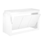 Grand Royale Bars 72" Folding Bar, White, Flush Front - Image 4