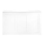 Grand Royale Bars 72" Folding Bar, White, Flush Front - Image 5