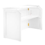 Grand Royale Bars 72" Folding Bar, White, Flush Front - Image 8