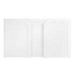 Grand Royale Bars 72" Folding Bar, White, Flush Front - Image 14