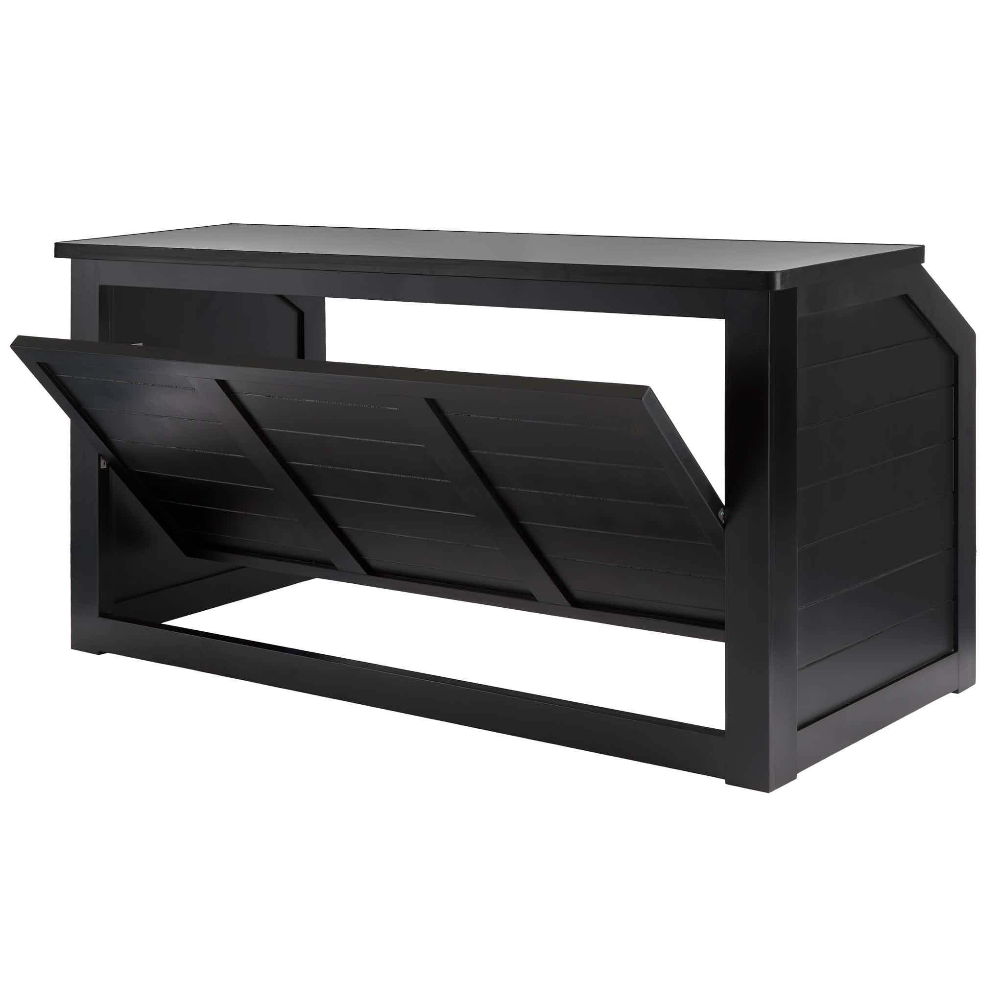 bar-fold-84ktr-blk-ax-t-01.jpg Grand Royale Bars 84" Folding Bar, Black, Reversible Front - Image 1
