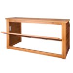 Grand Royale Bars 84" Folding Bar, Chestnut, Reversible Front