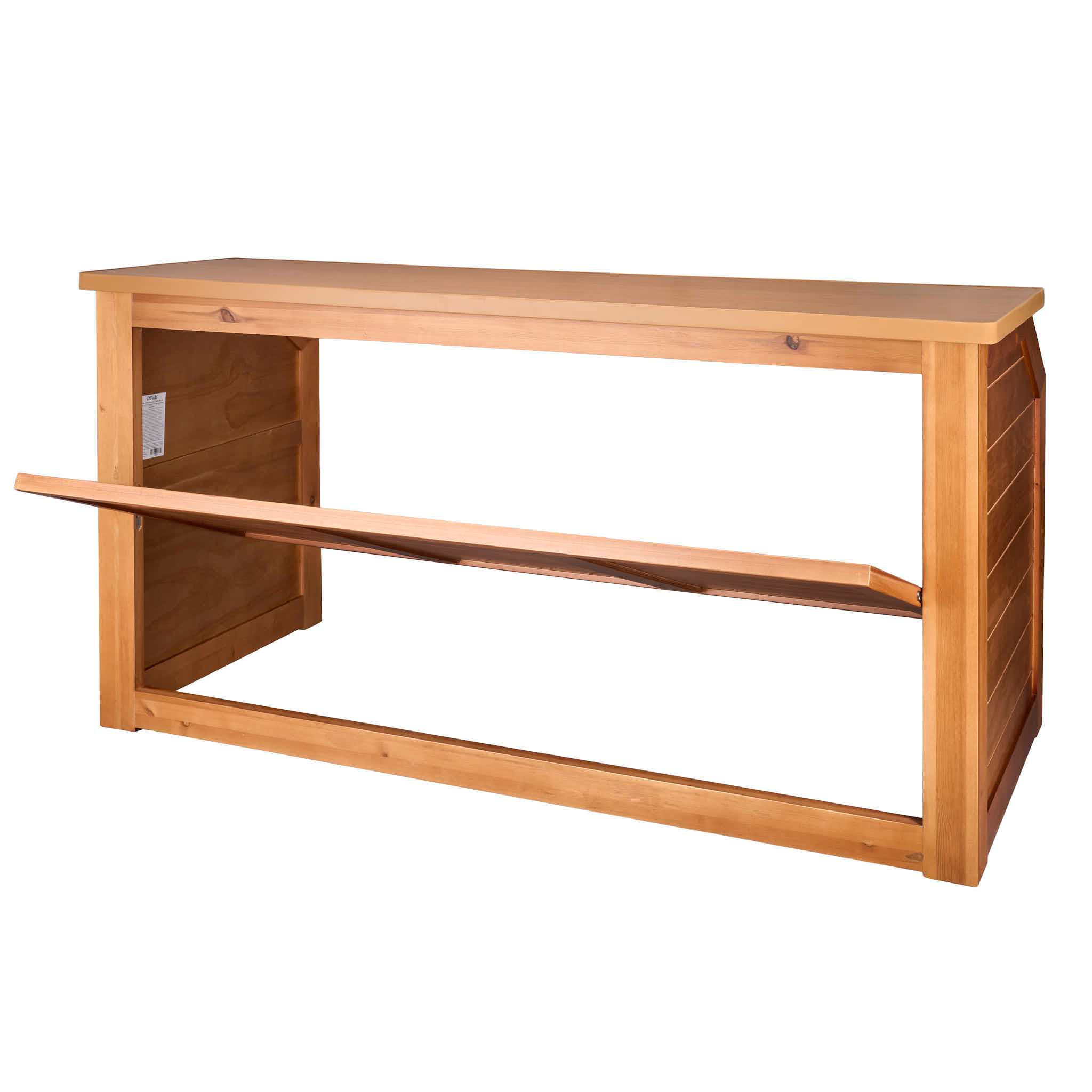 bar-fold-84ktr-che-ax-t_01.jpg Grand Royale Bars 84" Folding Bar, Chestnut, Reversible Front - Image 1