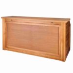 Grand Royale Bars 84" Folding Bar, Chestnut, Reversible Front - Image 4