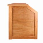 Grand Royale Bars 84" Folding Bar, Chestnut, Reversible Front - Image 6