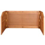 Grand Royale Bars 84" Folding Bar, Chestnut, Reversible Front - Image 9