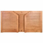 Grand Royale Bars 84" Folding Bar, Chestnut, Reversible Front - Image 12