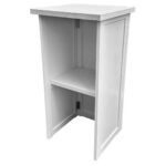 Grand Royale Bars Margarita Modular Bar System, Open-Rail, White - Image 5