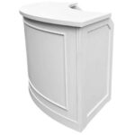 Grand Royale Bars Manhattan Modular Bar System, Open-Rail, White - Image 4