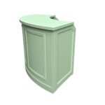 Grand Royale Bars Manhattan Modular Bar System, Framed-Panel, Sage Green - Image 3