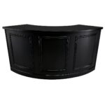 Grand Royale Bars Long Island Modular Bar System, Framed-Panel, Black - Image 5