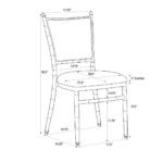 Lusso Luxury Chairs Bellissimo Aluminum Chiavari Chair, Champagne Gold with White Cushion - Image 16