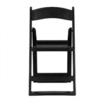 Chair Mates Black Grass & Sand Folding Chair with Vinyl Cushion - Image 3