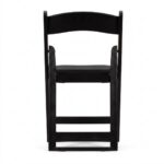Chair Mates Black Grass & Sand Folding Chair with Vinyl Cushion - Image 7