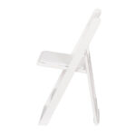 Chair Mates White Grass & Sand Folding Chair with Vinyl Cushion - Image 5