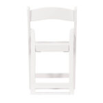 Chair Mates White Grass & Sand Folding Chair with Vinyl Cushion - Image 7
