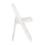 Chair Mates White Grass & Sand Folding Chair with Vinyl Cushion - Image 9