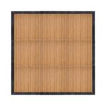 Marquee Dance Floors 12' x 12' Portable Dance Floor, Chestnut with Black Frame