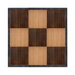 Marquee Dance Floors 12' x 12' Portable Dance Floor, Chestnut and Fruitwood with Black Frame