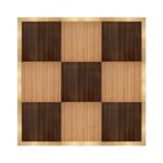 Marquee Dance Floors 12' x 12' Portable Dance Floor, Chestnut and Fruitwood with Classic Gold Frame