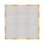 Marquee Dance Floors 12' x 12' Portable Dance Floor, White with Classic Gold Frame
