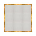 Marquee Dance Floors 12' x 12' Portable Dance Floor, White with Gold Frame