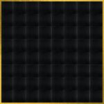 Marquee Dance Floors 16' x 16' Portable Dance Floor, Black with Classic Gold Frame