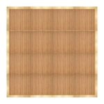 Marquee Dance Floors 16' x 16' Portable Dance Floor, Chestnut with Classic Gold Frame