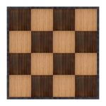 Marquee Dance Floors 16' x 16' Portable Dance Floor, Chestnut and Fruitwood with Black Frame