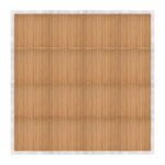 Marquee Dance Floors 16' x 16' Portable Dance Floor, Chestnut with Silver Frame