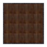 Marquee Dance Floors 16' x 16' Portable Dance Floor, Fruitwood with Black Frame