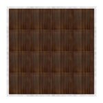 Marquee Dance Floors 16' x 16' Portable Dance Floor, Fruitwood with Silver Frame